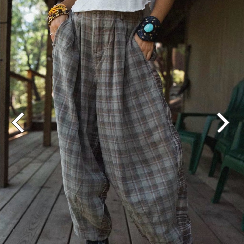 Three Bird Nest Mystic Plaid Wide Leg Pants